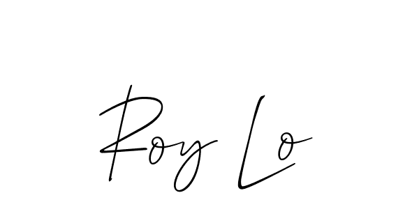Make a beautiful signature design for name Roy Lo. With this signature (Allison_Script) style, you can create a handwritten signature for free. Roy Lo signature style 2 images and pictures png