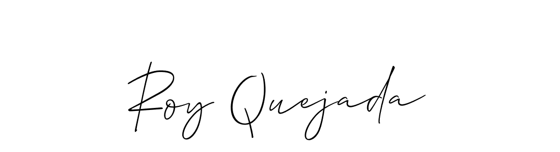 This is the best signature style for the Roy Quejada name. Also you like these signature font (Allison_Script). Mix name signature. Roy Quejada signature style 2 images and pictures png