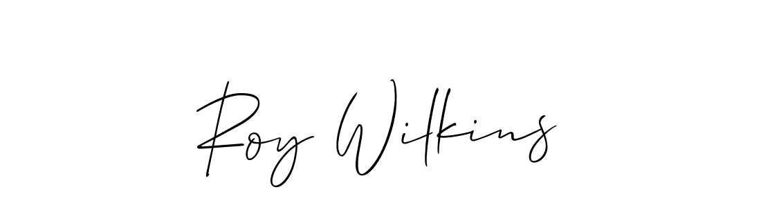 Design your own signature with our free online signature maker. With this signature software, you can create a handwritten (Allison_Script) signature for name Roy Wilkins. Roy Wilkins signature style 2 images and pictures png