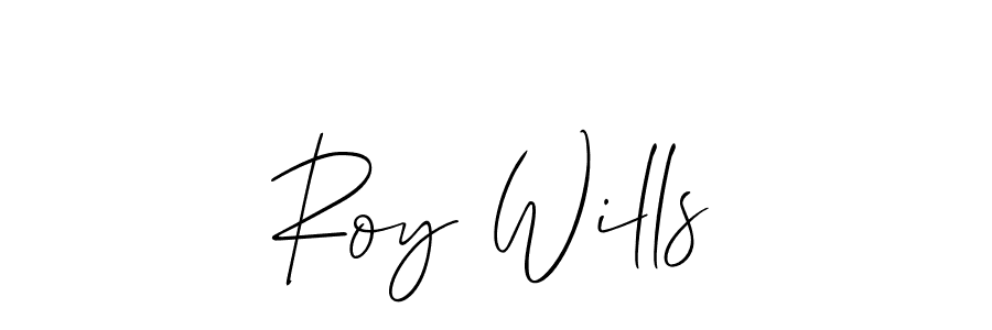 The best way (Allison_Script) to make a short signature is to pick only two or three words in your name. The name Roy Wills include a total of six letters. For converting this name. Roy Wills signature style 2 images and pictures png