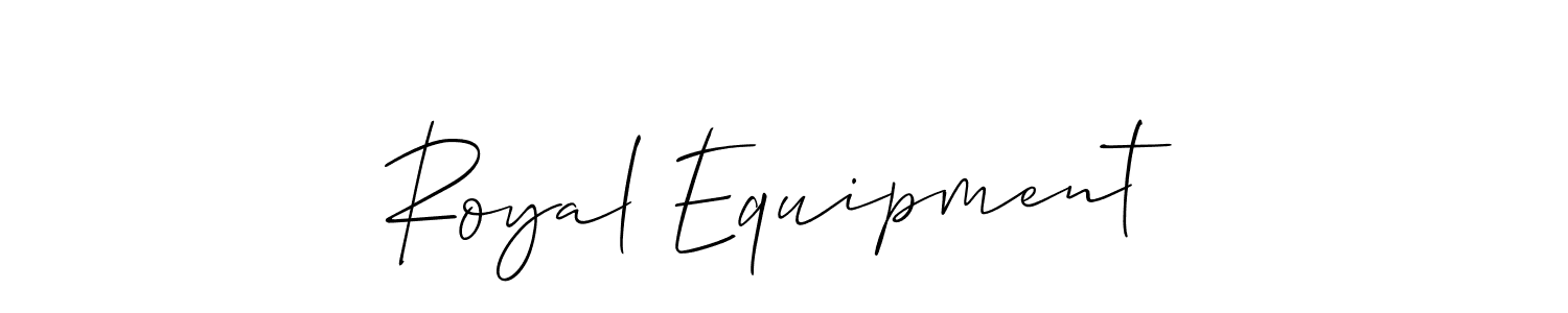 How to Draw Royal Equipment signature style? Allison_Script is a latest design signature styles for name Royal Equipment. Royal Equipment signature style 2 images and pictures png