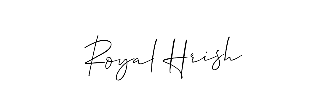 Make a beautiful signature design for name Royal Hrish. Use this online signature maker to create a handwritten signature for free. Royal Hrish signature style 2 images and pictures png