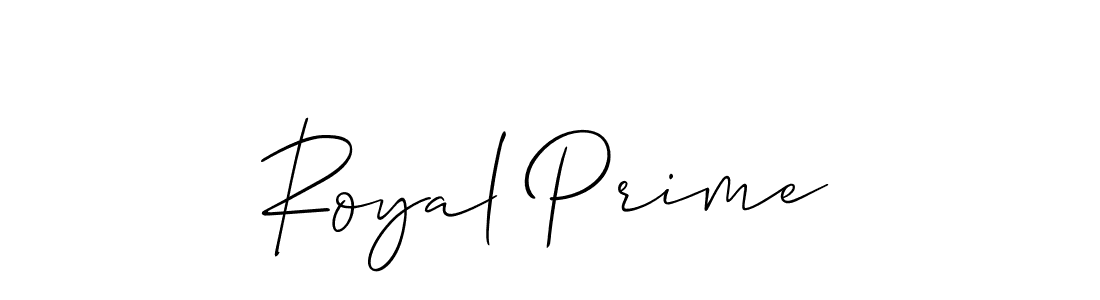 Royal Prime stylish signature style. Best Handwritten Sign (Allison_Script) for my name. Handwritten Signature Collection Ideas for my name Royal Prime. Royal Prime signature style 2 images and pictures png