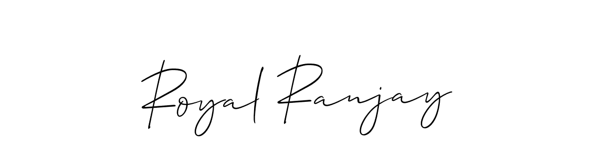 Make a short Royal Ranjay signature style. Manage your documents anywhere anytime using Allison_Script. Create and add eSignatures, submit forms, share and send files easily. Royal Ranjay signature style 2 images and pictures png