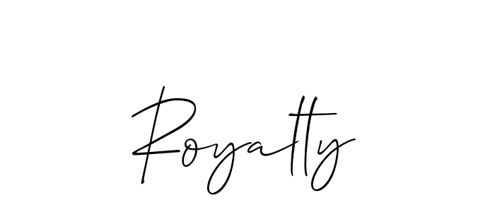 if you are searching for the best signature style for your name Royalty. so please give up your signature search. here we have designed multiple signature styles  using Allison_Script. Royalty signature style 2 images and pictures png