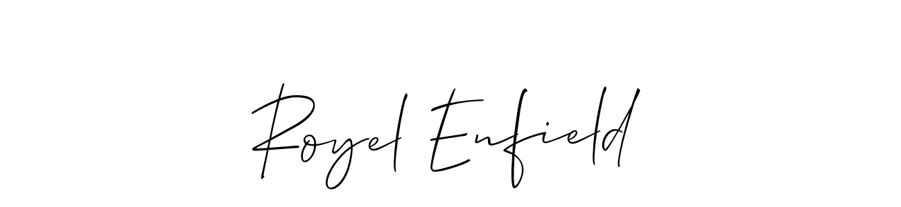 Check out images of Autograph of Royel Enfield name. Actor Royel Enfield Signature Style. Allison_Script is a professional sign style online. Royel Enfield signature style 2 images and pictures png