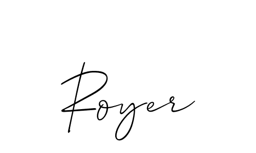 Make a short Royer signature style. Manage your documents anywhere anytime using Allison_Script. Create and add eSignatures, submit forms, share and send files easily. Royer signature style 2 images and pictures png