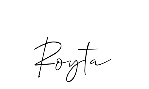 Here are the top 10 professional signature styles for the name Royta. These are the best autograph styles you can use for your name. Royta signature style 2 images and pictures png
