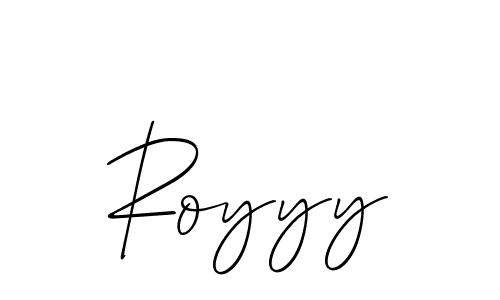 It looks lik you need a new signature style for name Royyy. Design unique handwritten (Allison_Script) signature with our free signature maker in just a few clicks. Royyy signature style 2 images and pictures png
