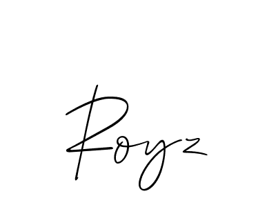 How to make Royz name signature. Use Allison_Script style for creating short signs online. This is the latest handwritten sign. Royz signature style 2 images and pictures png