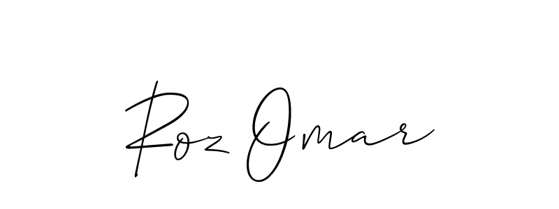 Make a beautiful signature design for name Roz Omar. Use this online signature maker to create a handwritten signature for free. Roz Omar signature style 2 images and pictures png
