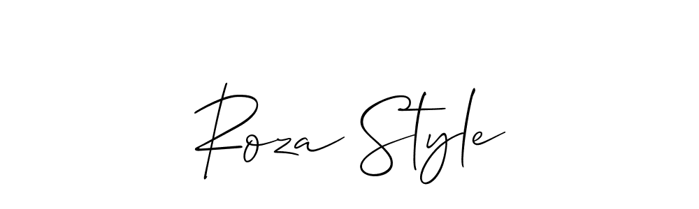 Best and Professional Signature Style for Roza Style. Allison_Script Best Signature Style Collection. Roza Style signature style 2 images and pictures png