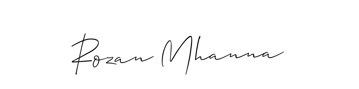 Once you've used our free online signature maker to create your best signature Allison_Script style, it's time to enjoy all of the benefits that Rozan Mhanna name signing documents. Rozan Mhanna signature style 2 images and pictures png