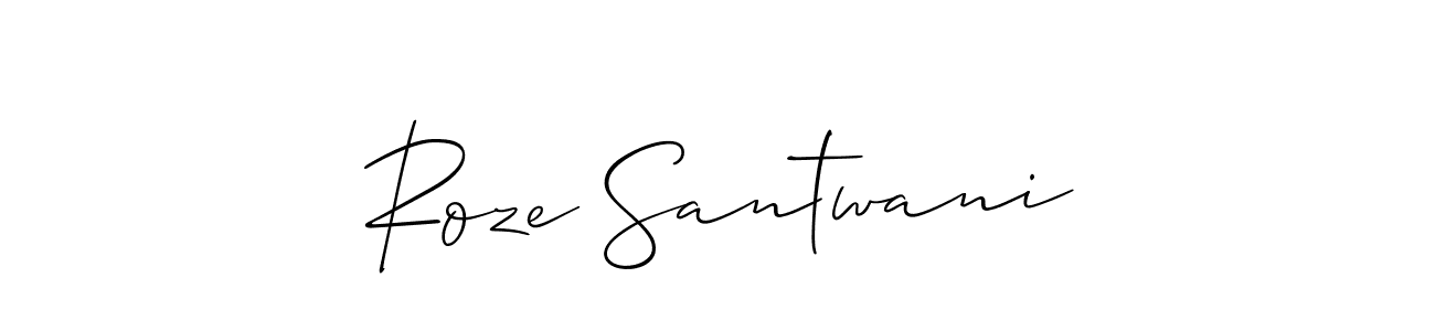 You can use this online signature creator to create a handwritten signature for the name Roze Santwani. This is the best online autograph maker. Roze Santwani signature style 2 images and pictures png
