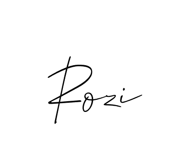 Allison_Script is a professional signature style that is perfect for those who want to add a touch of class to their signature. It is also a great choice for those who want to make their signature more unique. Get Rozi name to fancy signature for free. Rozi signature style 2 images and pictures png