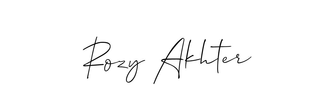 You can use this online signature creator to create a handwritten signature for the name Rozy Akhter. This is the best online autograph maker. Rozy Akhter signature style 2 images and pictures png