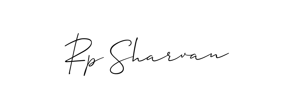 Make a beautiful signature design for name Rp Sharvan. Use this online signature maker to create a handwritten signature for free. Rp Sharvan signature style 2 images and pictures png