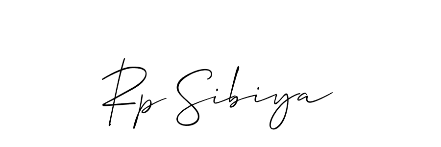 Make a short Rp Sibiya signature style. Manage your documents anywhere anytime using Allison_Script. Create and add eSignatures, submit forms, share and send files easily. Rp Sibiya signature style 2 images and pictures png