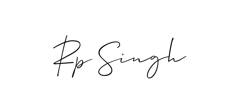 Also we have Rp Singh name is the best signature style. Create professional handwritten signature collection using Allison_Script autograph style. Rp Singh signature style 2 images and pictures png