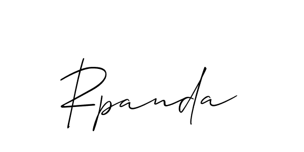 Similarly Allison_Script is the best handwritten signature design. Signature creator online .You can use it as an online autograph creator for name Rpanda. Rpanda signature style 2 images and pictures png