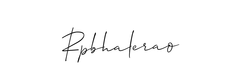 It looks lik you need a new signature style for name Rpbhalerao. Design unique handwritten (Allison_Script) signature with our free signature maker in just a few clicks. Rpbhalerao signature style 2 images and pictures png