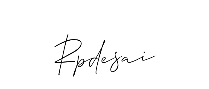 Once you've used our free online signature maker to create your best signature Allison_Script style, it's time to enjoy all of the benefits that Rpdesai name signing documents. Rpdesai signature style 2 images and pictures png
