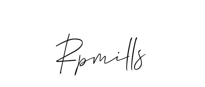 Best and Professional Signature Style for Rpmills. Allison_Script Best Signature Style Collection. Rpmills signature style 2 images and pictures png