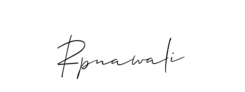 You should practise on your own different ways (Allison_Script) to write your name (Rpnawali) in signature. don't let someone else do it for you. Rpnawali signature style 2 images and pictures png