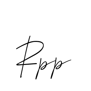 Also You can easily find your signature by using the search form. We will create Rpp name handwritten signature images for you free of cost using Allison_Script sign style. Rpp signature style 2 images and pictures png