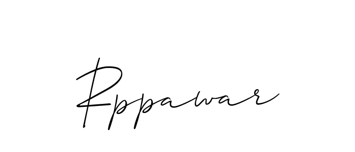 Make a beautiful signature design for name Rppawar. Use this online signature maker to create a handwritten signature for free. Rppawar signature style 2 images and pictures png