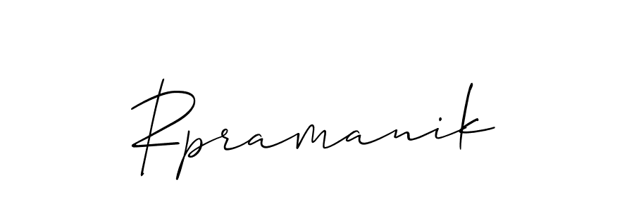 It looks lik you need a new signature style for name Rpramanik. Design unique handwritten (Allison_Script) signature with our free signature maker in just a few clicks. Rpramanik signature style 2 images and pictures png