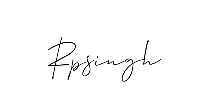 if you are searching for the best signature style for your name Rpsingh. so please give up your signature search. here we have designed multiple signature styles  using Allison_Script. Rpsingh signature style 2 images and pictures png