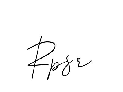Also You can easily find your signature by using the search form. We will create Rpsr name handwritten signature images for you free of cost using Allison_Script sign style. Rpsr signature style 2 images and pictures png