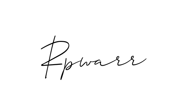 It looks lik you need a new signature style for name Rpwarr. Design unique handwritten (Allison_Script) signature with our free signature maker in just a few clicks. Rpwarr signature style 2 images and pictures png