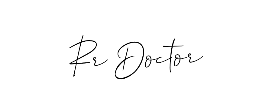How to make Rr Doctor signature? Allison_Script is a professional autograph style. Create handwritten signature for Rr Doctor name. Rr Doctor signature style 2 images and pictures png