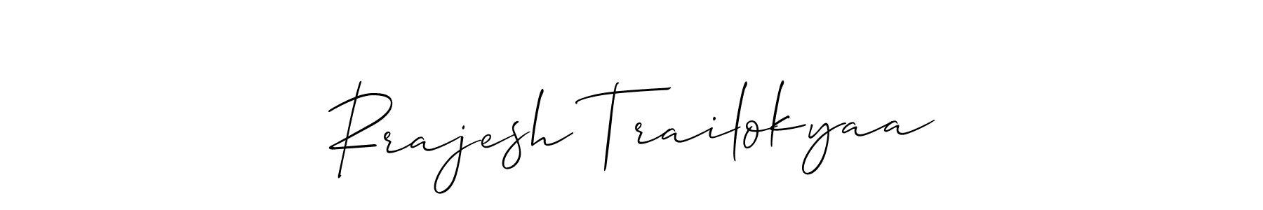 Best and Professional Signature Style for Rrajesh Trailokyaa. Allison_Script Best Signature Style Collection. Rrajesh Trailokyaa signature style 2 images and pictures png