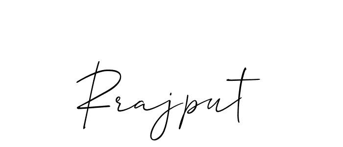 Similarly Allison_Script is the best handwritten signature design. Signature creator online .You can use it as an online autograph creator for name Rrajput. Rrajput signature style 2 images and pictures png