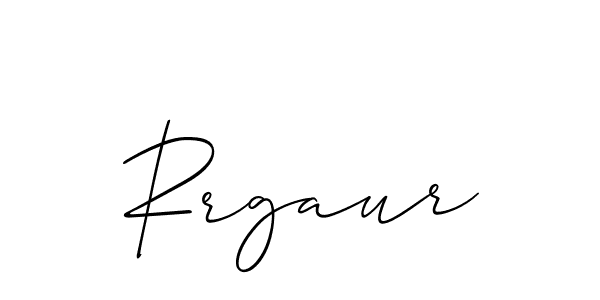 Design your own signature with our free online signature maker. With this signature software, you can create a handwritten (Allison_Script) signature for name Rrgaur. Rrgaur signature style 2 images and pictures png