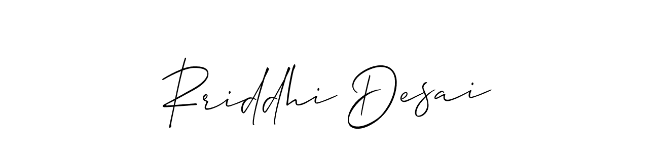 Make a short Rriddhi Desai signature style. Manage your documents anywhere anytime using Allison_Script. Create and add eSignatures, submit forms, share and send files easily. Rriddhi Desai signature style 2 images and pictures png