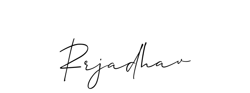 Make a beautiful signature design for name Rrjadhav. With this signature (Allison_Script) style, you can create a handwritten signature for free. Rrjadhav signature style 2 images and pictures png