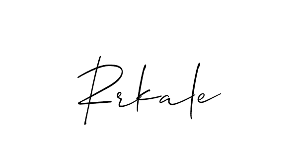 Create a beautiful signature design for name Rrkale. With this signature (Allison_Script) fonts, you can make a handwritten signature for free. Rrkale signature style 2 images and pictures png