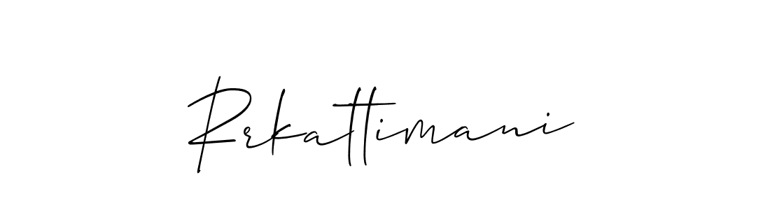 Also You can easily find your signature by using the search form. We will create Rrkattimani name handwritten signature images for you free of cost using Allison_Script sign style. Rrkattimani signature style 2 images and pictures png