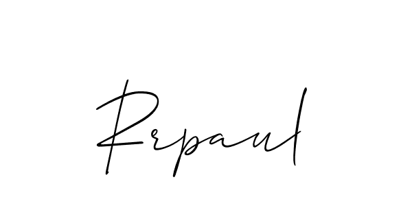 Also You can easily find your signature by using the search form. We will create Rrpaul name handwritten signature images for you free of cost using Allison_Script sign style. Rrpaul signature style 2 images and pictures png