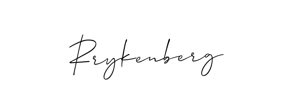 How to make Rrykenberg signature? Allison_Script is a professional autograph style. Create handwritten signature for Rrykenberg name. Rrykenberg signature style 2 images and pictures png