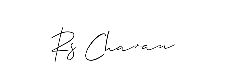 Rs Chavan stylish signature style. Best Handwritten Sign (Allison_Script) for my name. Handwritten Signature Collection Ideas for my name Rs Chavan. Rs Chavan signature style 2 images and pictures png