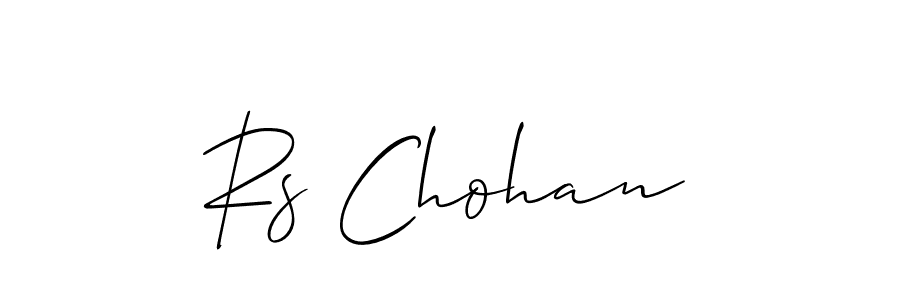 Make a short Rs Chohan signature style. Manage your documents anywhere anytime using Allison_Script. Create and add eSignatures, submit forms, share and send files easily. Rs Chohan signature style 2 images and pictures png
