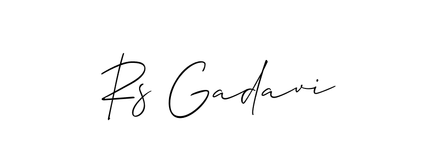 This is the best signature style for the Rs Gadavi name. Also you like these signature font (Allison_Script). Mix name signature. Rs Gadavi signature style 2 images and pictures png