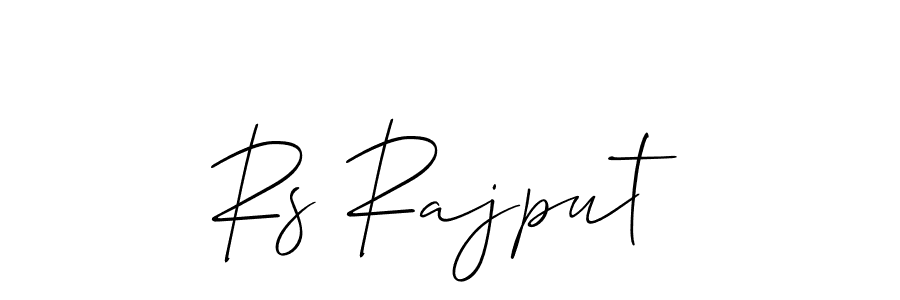 if you are searching for the best signature style for your name Rs Rajput. so please give up your signature search. here we have designed multiple signature styles  using Allison_Script. Rs Rajput signature style 2 images and pictures png