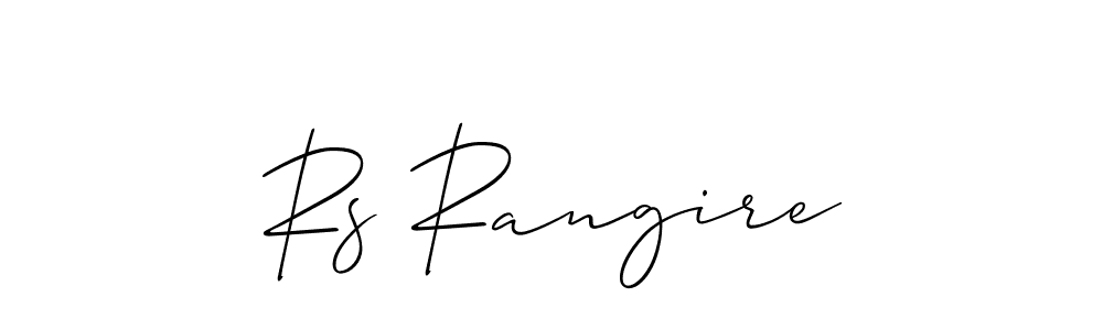 Best and Professional Signature Style for Rs Rangire. Allison_Script Best Signature Style Collection. Rs Rangire signature style 2 images and pictures png
