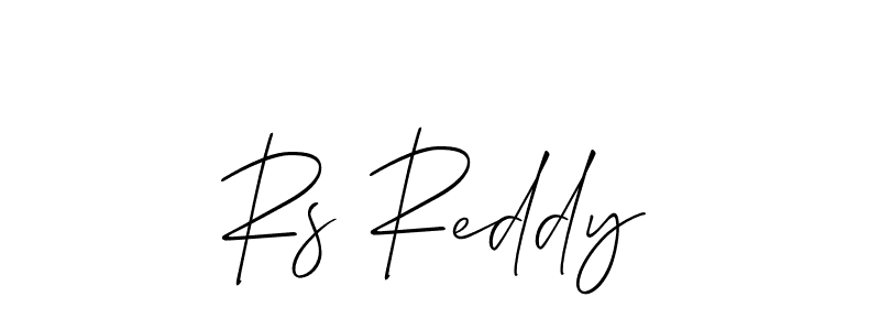 Also we have Rs Reddy name is the best signature style. Create professional handwritten signature collection using Allison_Script autograph style. Rs Reddy signature style 2 images and pictures png